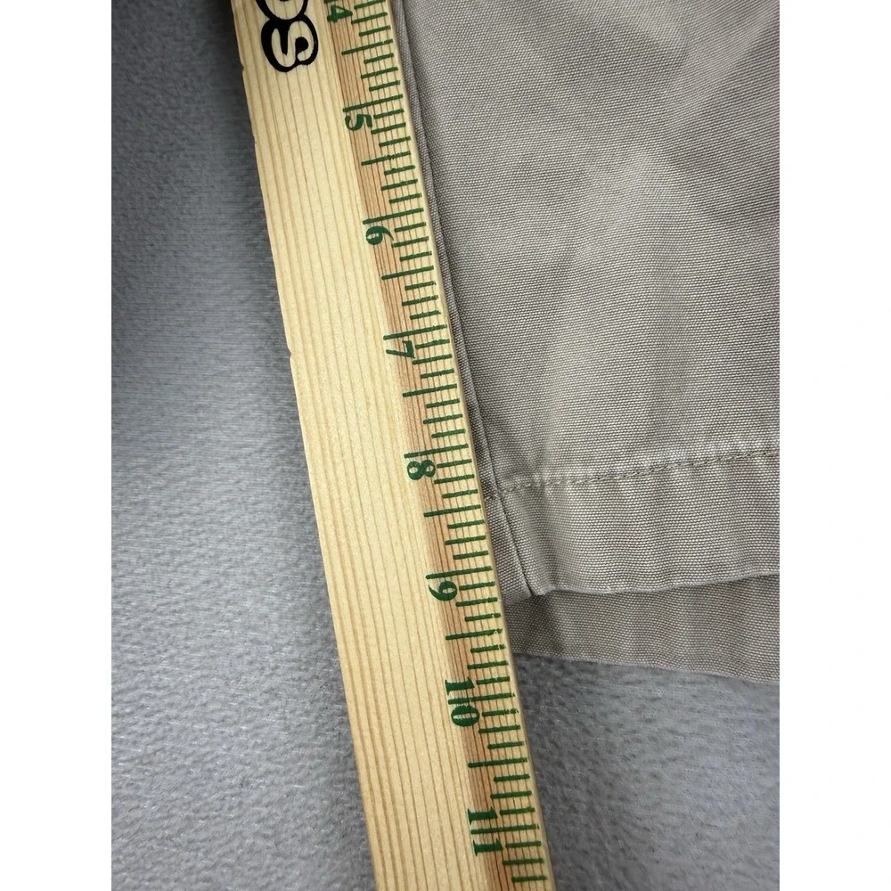Chaps Mens Cargo Shorts Khaki Beige Size 34 Cotton Twill Outdoor Casual